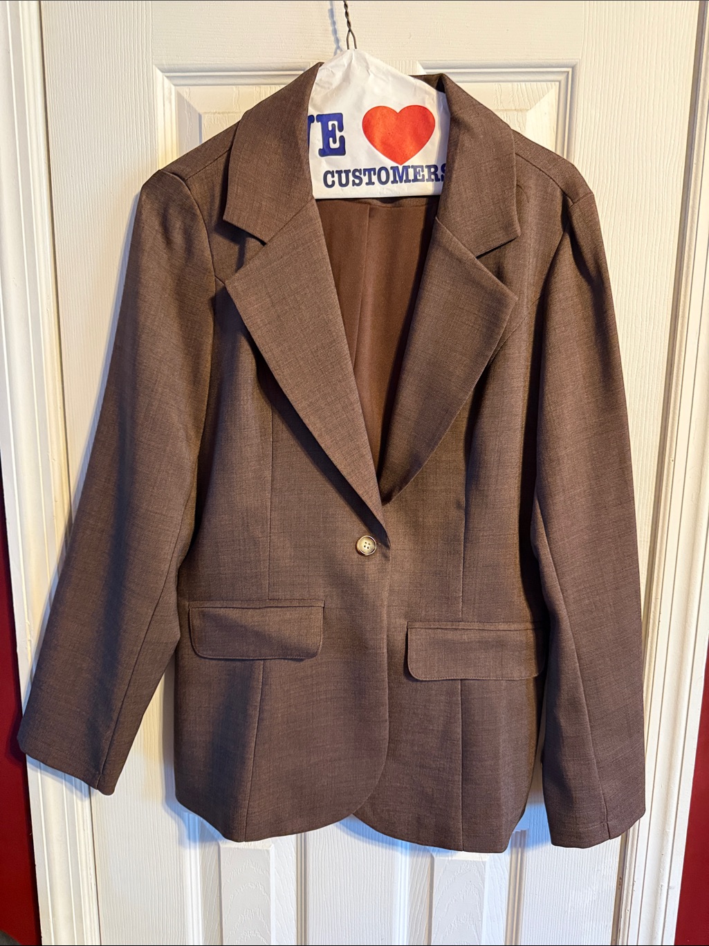 Single-Button Blazer